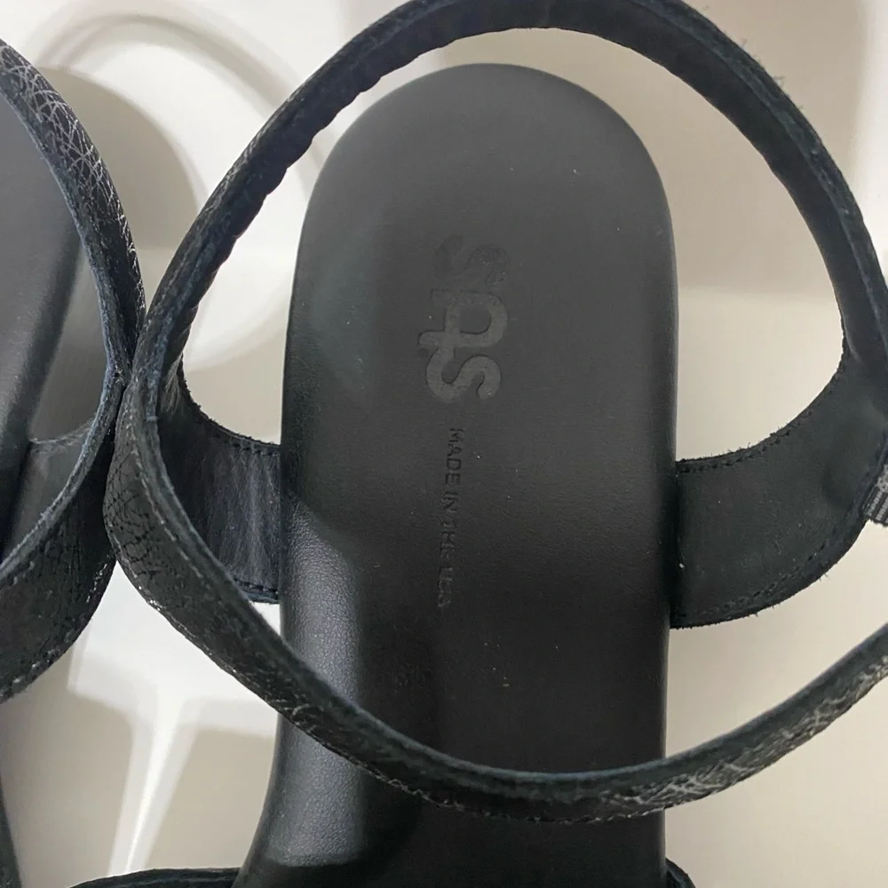 SAS Savanna Black Women's Sandals size 8.5 - Picture 4 of 5